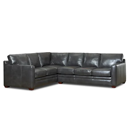 Contemporary Two Piece Sectional Sofa